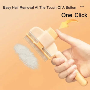Transform Your Pet's Grooming Experience with the Self-Cleaning Pet Grooming Brush